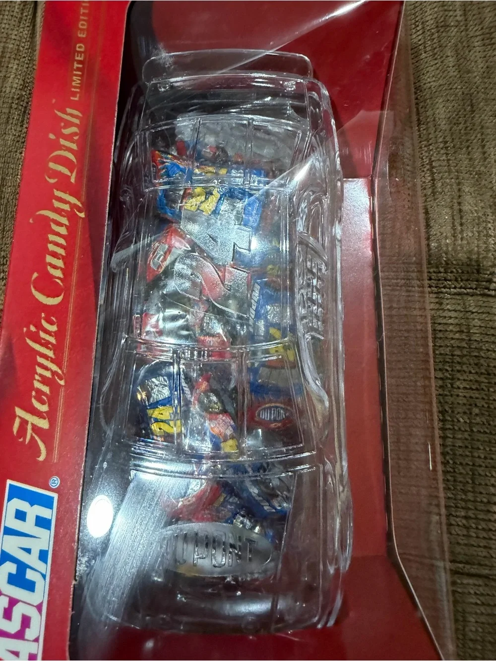 Nascar Red and Black Branded Box Artwork